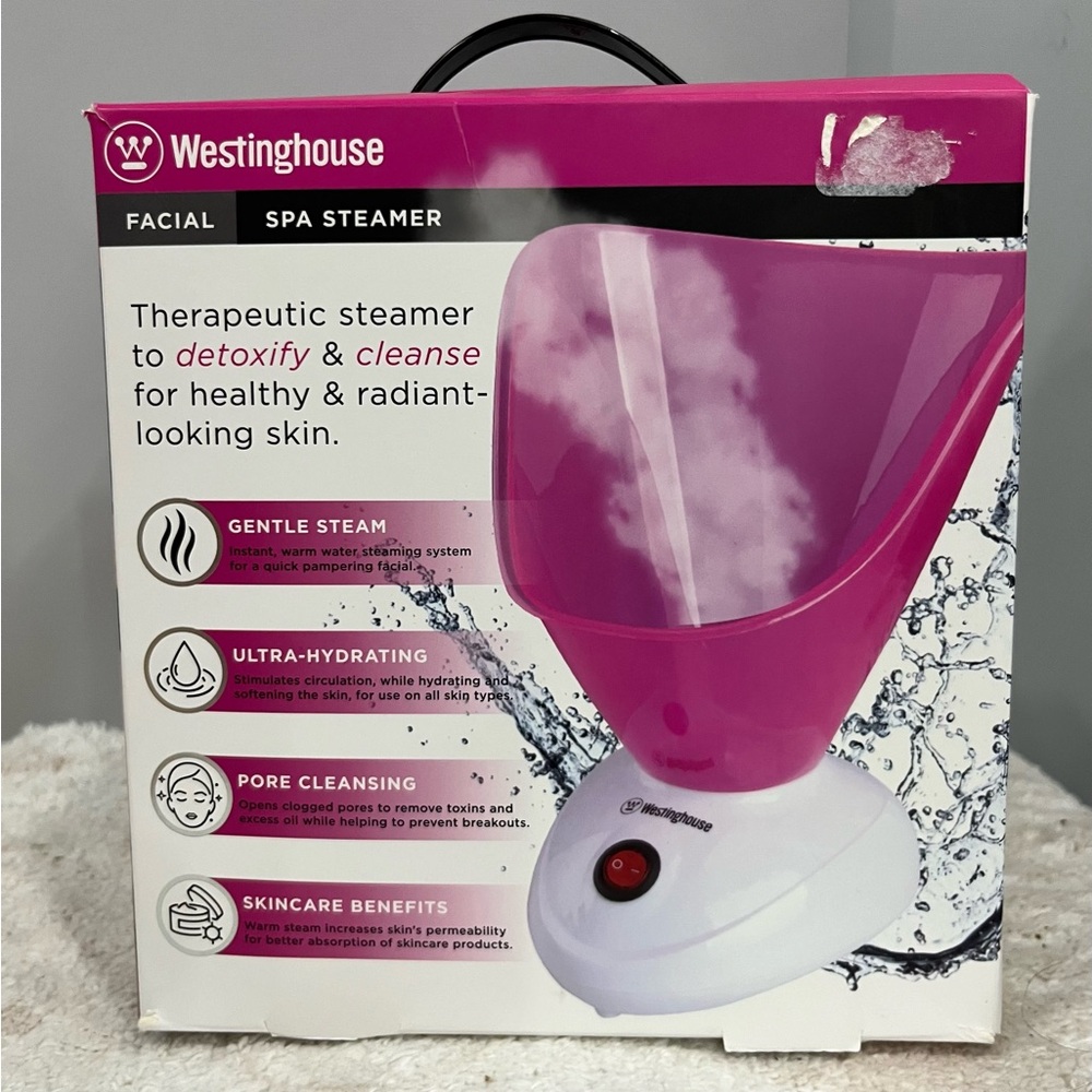 Pink‎ Facial Spa Steamer — Hydrating Home Steam Therapy